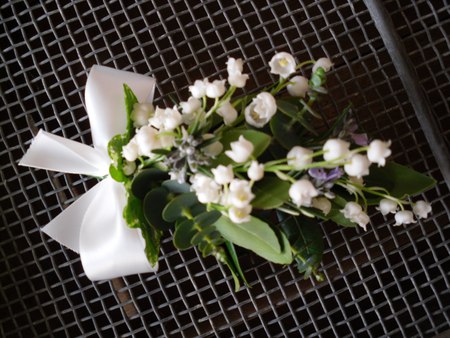 lilly of the valley - white, bouquet, lilly of valley, flowers