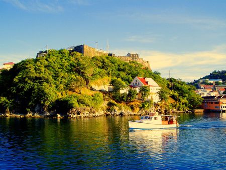 Grenada,Caribbean Sea - nature, houses, grenada, caribbean sea