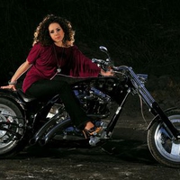 Beautiful Girl On A Harley