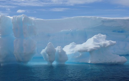 ice blue - cold, ice, water, glacier