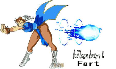 Chun Li   Kikouken - fart, kikouken, chun li, funny