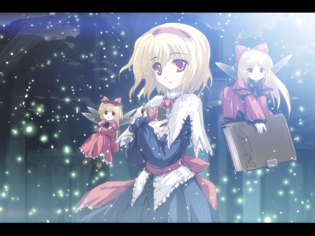 Alice Margatroid - margatroid, touhou, blond, forest of magic, schanghai, alice, hair, blue