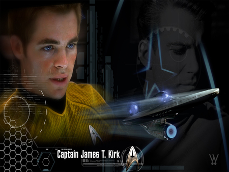 Captain James T Kirk - movies, sci-fi, space, star trek