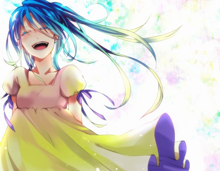 Miku Hatsune - vocaloid, anime, female, miku hatsune, hatsune miku, long hair, green hair