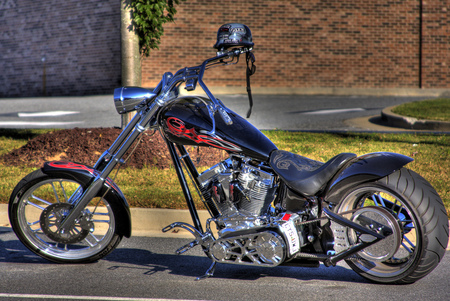 German Helmet - harley, chopper, motorcycle, bike