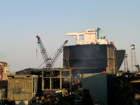 Alang Shipyard - ship, yard, alang, works