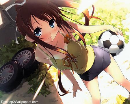 girls_loves soccerv player - player, izumi, soccer, loves