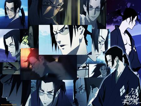 samurai champloo - jin, swordsman, chess player, serious dude