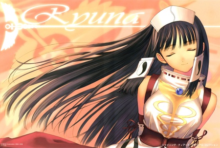 Ryuna in harmony - sexy, pretty, girl, hair, anime, cute, black