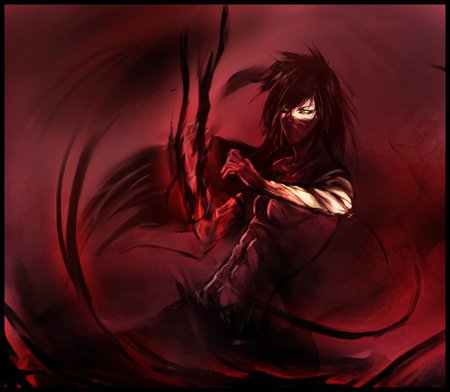 Mugetsu - bleach, dark, transformation, anime, ichigo, darkness, mugetsu