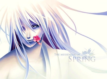 The messenger of Spring - anime, hisui no shizuku hiiro no kakera 2, game, blossom