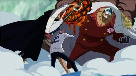 Shanks stopped Aka Inu - anime, aka inu, one piece, shanks