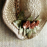 Ceramic female hat