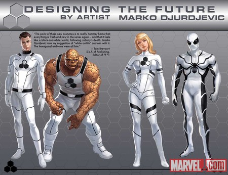 Designing The Future - comic, fantastic four, art, spiderman