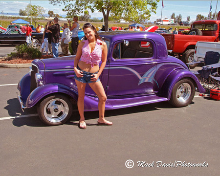 Coupe - girl, car, coupe, model