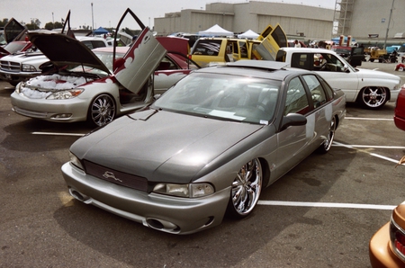 CLEAN CHEVY IMPALA - show, impala, custom, chevy, outside