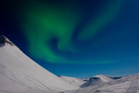 Aurora - nature, green, sky, aurora borealis