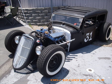 OLD HOTROD-4 - rusty, old, show, hotrod, car, outside