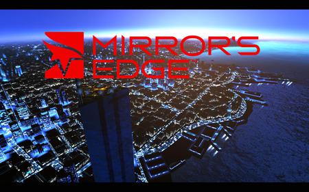 Mirror's edge - edge, sea, city, mirror