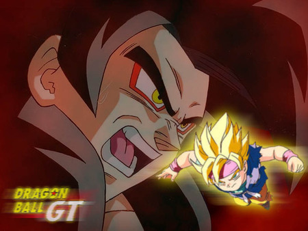 Kid Goku - kid, cool, dragonball gt, anime, goku