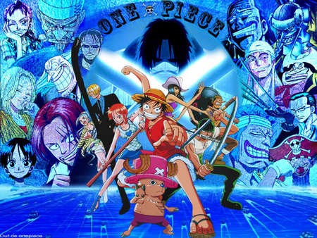 One Piece - all gang, pirates, luffy, one piece, chopper, anime