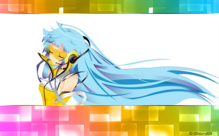 Vocalist - vocalist, vocaloid, anime, girl