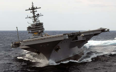 USS George HW Bush - ship, carrier, bush, military