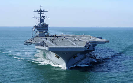 USS George HW Bush - ship, carrier, bush, military