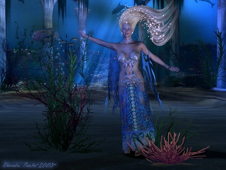 Under water Kingdom - under water, fantasy, mermaid, fish, kingdom, other