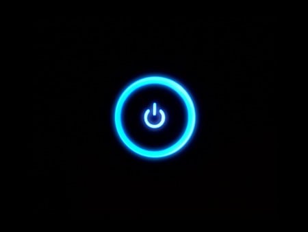 power - symbol, technology, power, blue