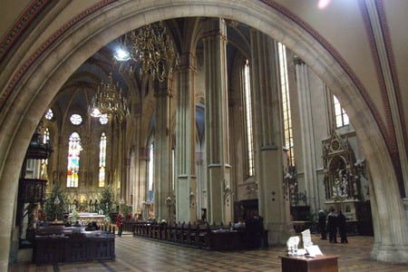 cathedral in Zagreb - interior, cathedral, zagreb, croatia