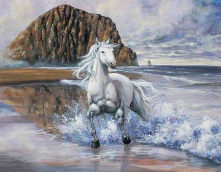 white horse - i love horses, horse, horses