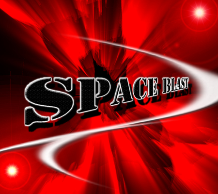 Space Blast - blasts, 3d, red, space, lights