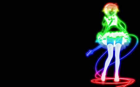 neonanime - color, anime, electric, neion