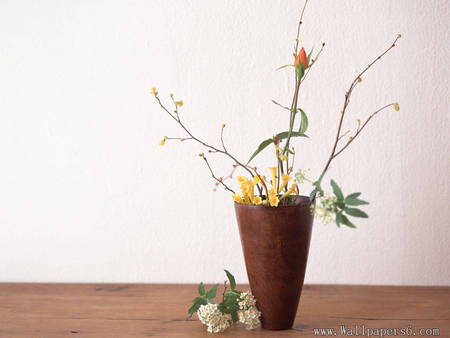 Still life - bouquet, flower, pot, still life