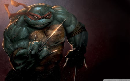 Ninja Turtle - turtle, assassin, 1920x1200, ninja turtles, ninja, hd, action, adventure, video game