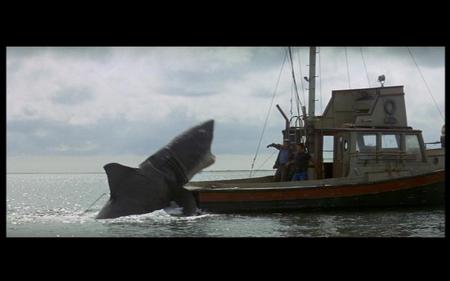 Jaws boards Orca - ocean, movie, boat, men