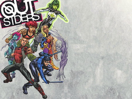 Teen Titans outsiders - outsiders, teen titans, heroes, anime, brave