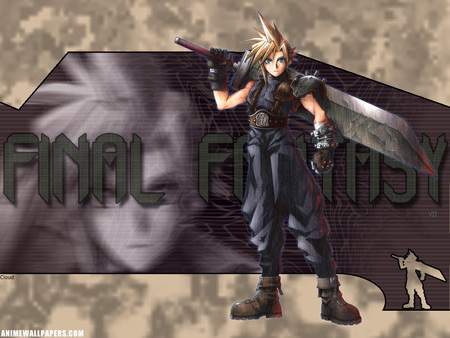 cloud - spikey hair, cloud, final fantasy 7, swords