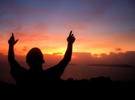 Prayer - abstract, people, person, photography, raised arms