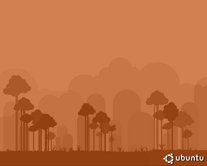 Graphical Art - ubuntu, 2d, brown