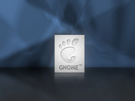 Gnome Plate - brushed aluminum, plate, gnome