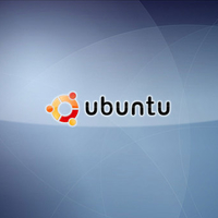 Blue Ubuntu Logo Wallpaper