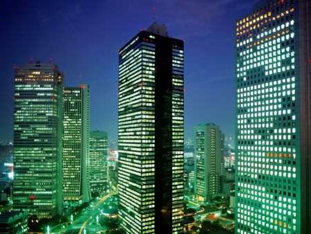 Untitled Wallpaper - shinjuku, sky, high rise, tall, japan, skyline, tokyo, lights