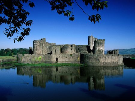 Caerphilly Castle - Wales, United Kingdom - caerphilly castle, wales, united kingdom, castle