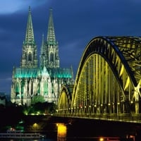 Hohenzollern Bridge and Cologne Cathedral - Germany