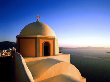 Untitled Wallpaper - greece, cyclades islands, fira santorini