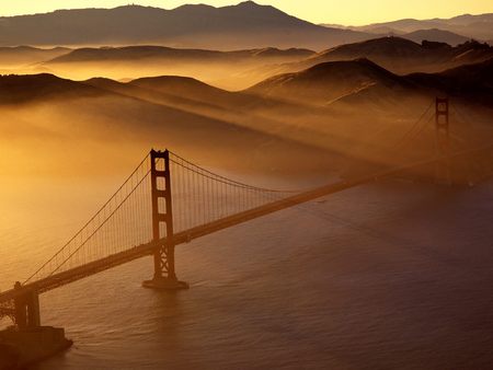 Golden Gate Bridge - San Fransisco, California - golden gate bridge, california, san francisco, marin headlands