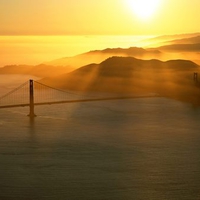 Sunset - Golden Gate Bridge - San Fransisco