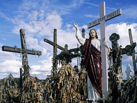 Untitled Wallpaper - lithuania, siauliai, hill of crosses